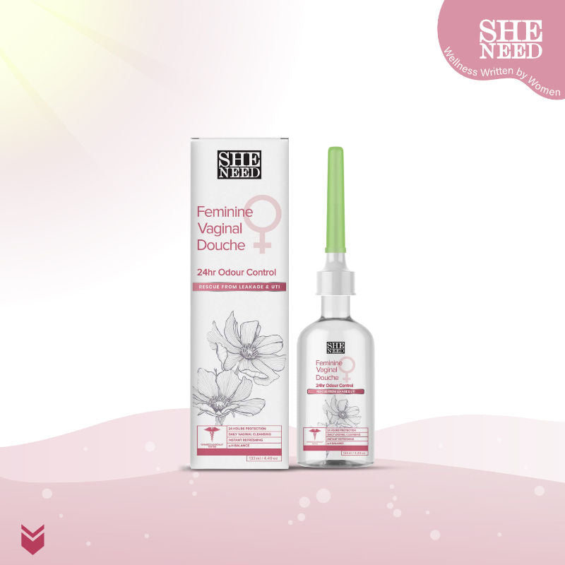 Sheneed Intimate 24Hr Odor Control Douche Reduces Redness, Itchiness With PH-3.5 & 100% Natural