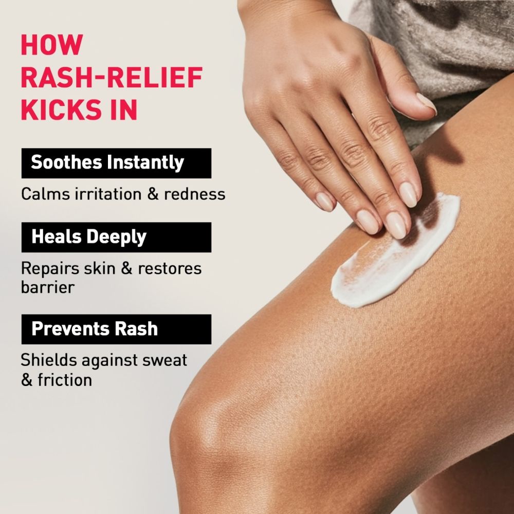 Sirona Natural Anti-Chafing Rash Cream, Soothes Rashes, Redness & Soreness, Plant Based