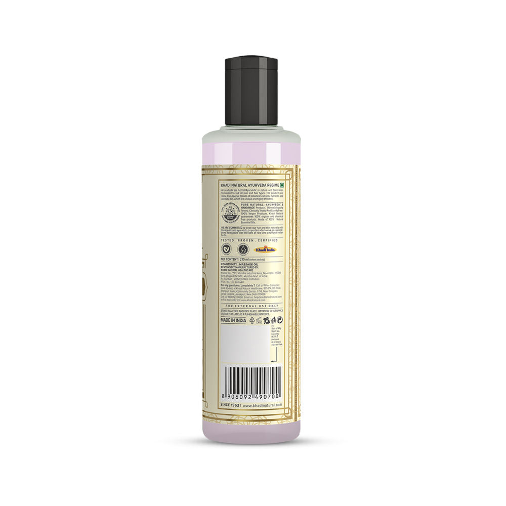 Khadi Natural Jasmine Massage Oil with a Floral Touch of Calm and Care