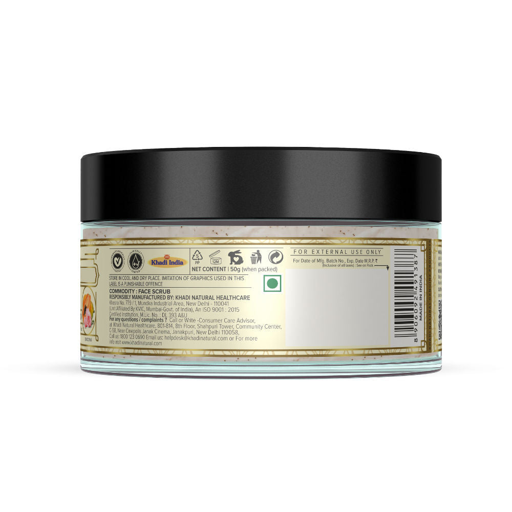 Khadi Natural Face Scrub with Rose & Papaya for That Everyday Glow