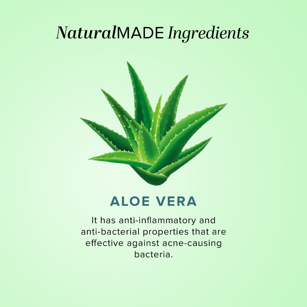 Khadi Natural Transparent Aloe Vera Gel for Acne, Sunburn and Skin Hydration