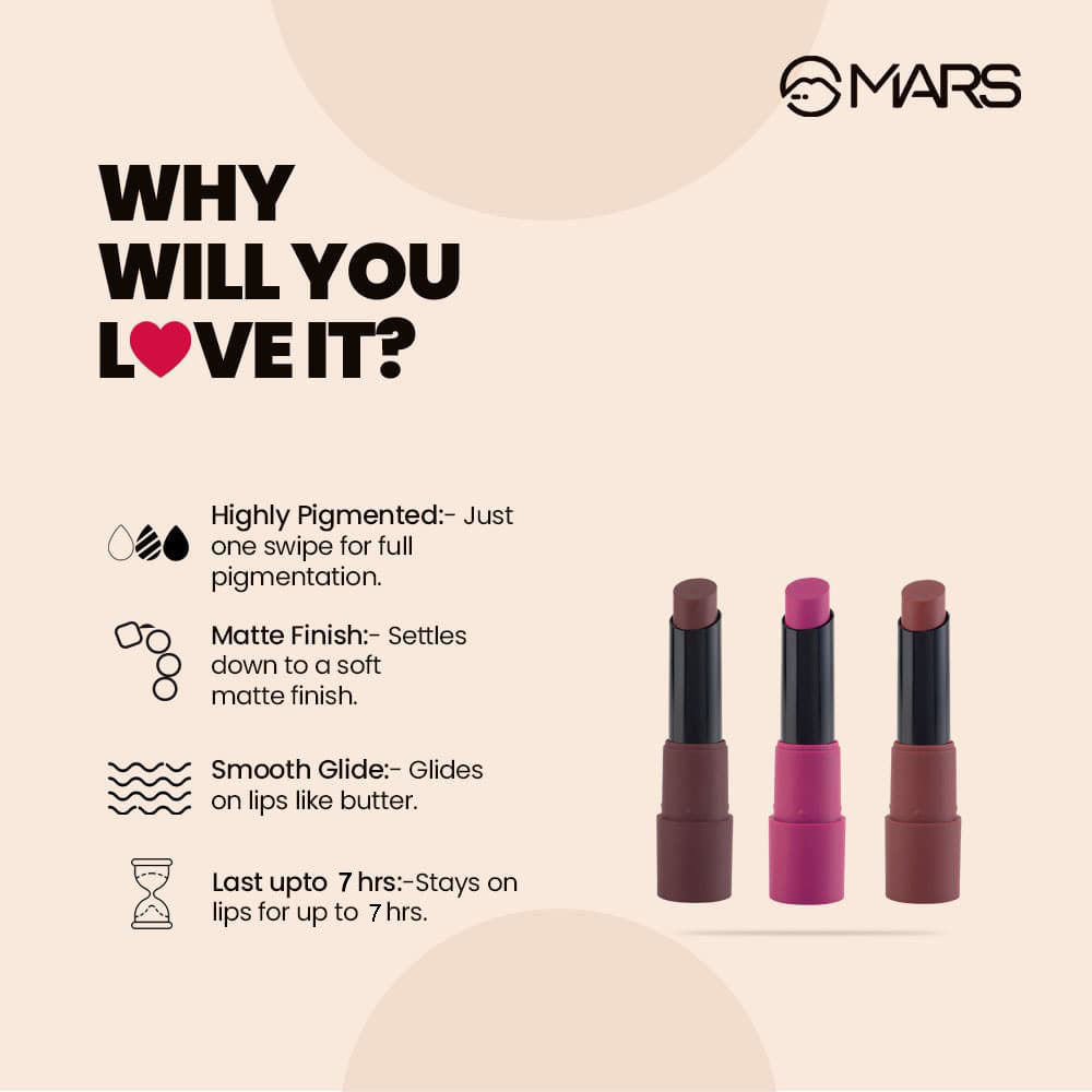 MARS Matte Lipsticks Box