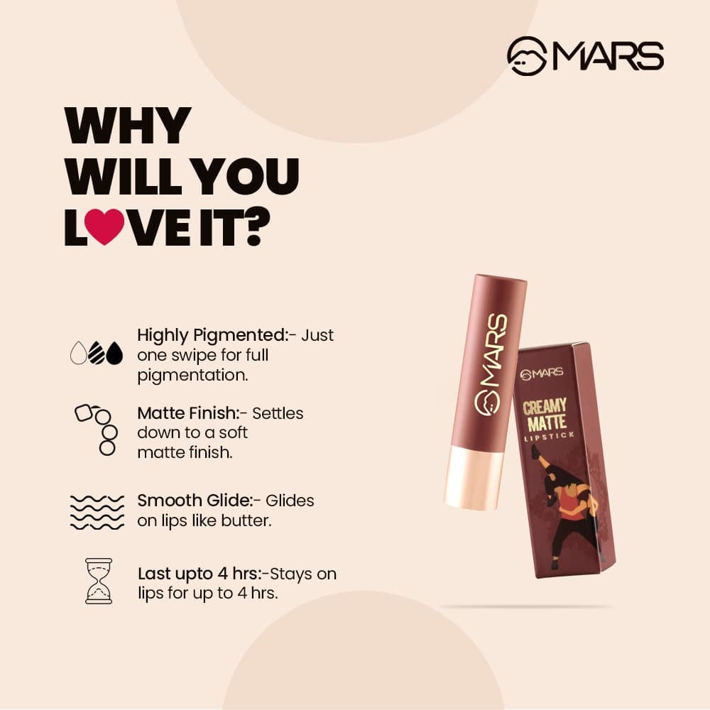 MARS Creamy Matte Lipstick