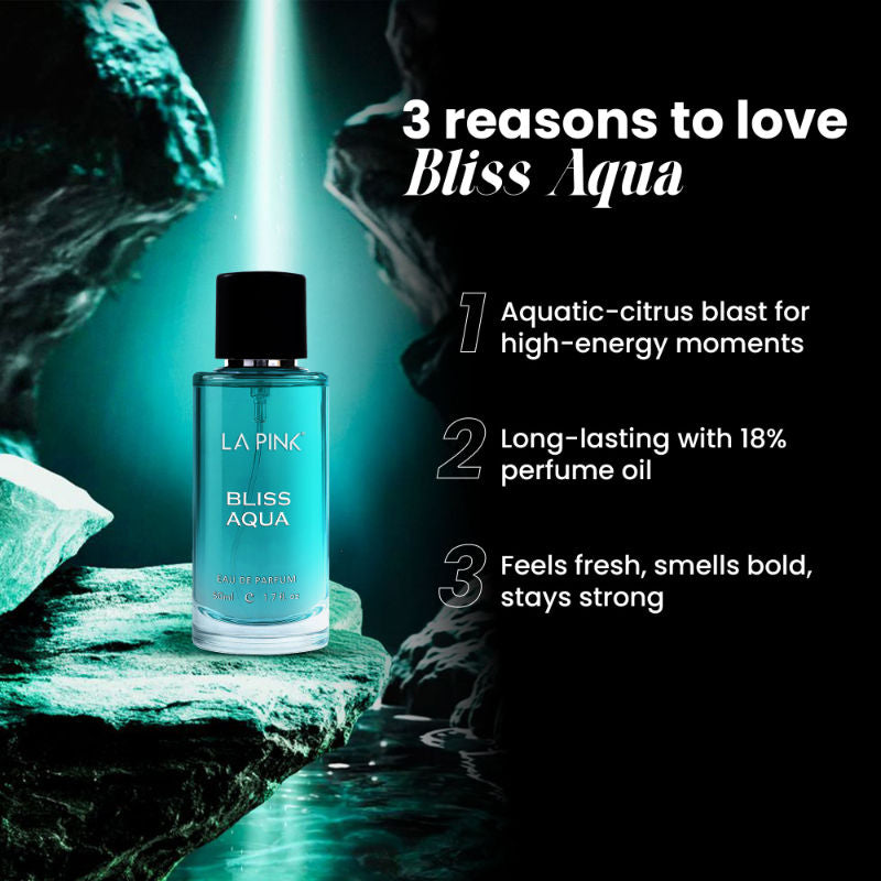 La Pink Bliss Aqua Unisex EDP Perfume