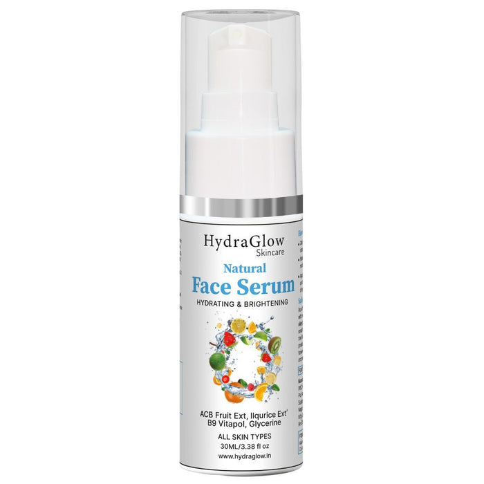 Hydra Glow Skincare Natural Face Serum Hydrating & Brightening