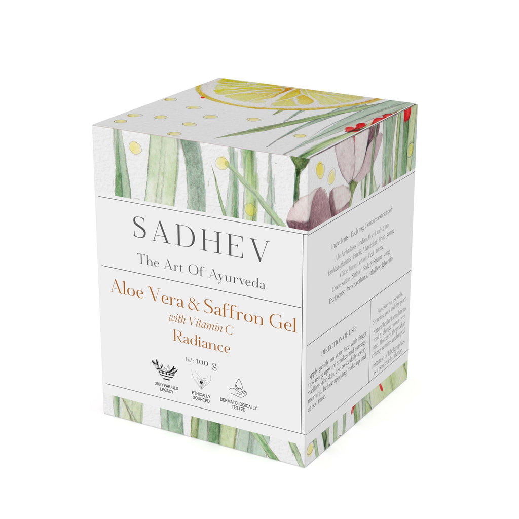 SADHEV Aloe Vera & Saffron Gel With Vitamin C
