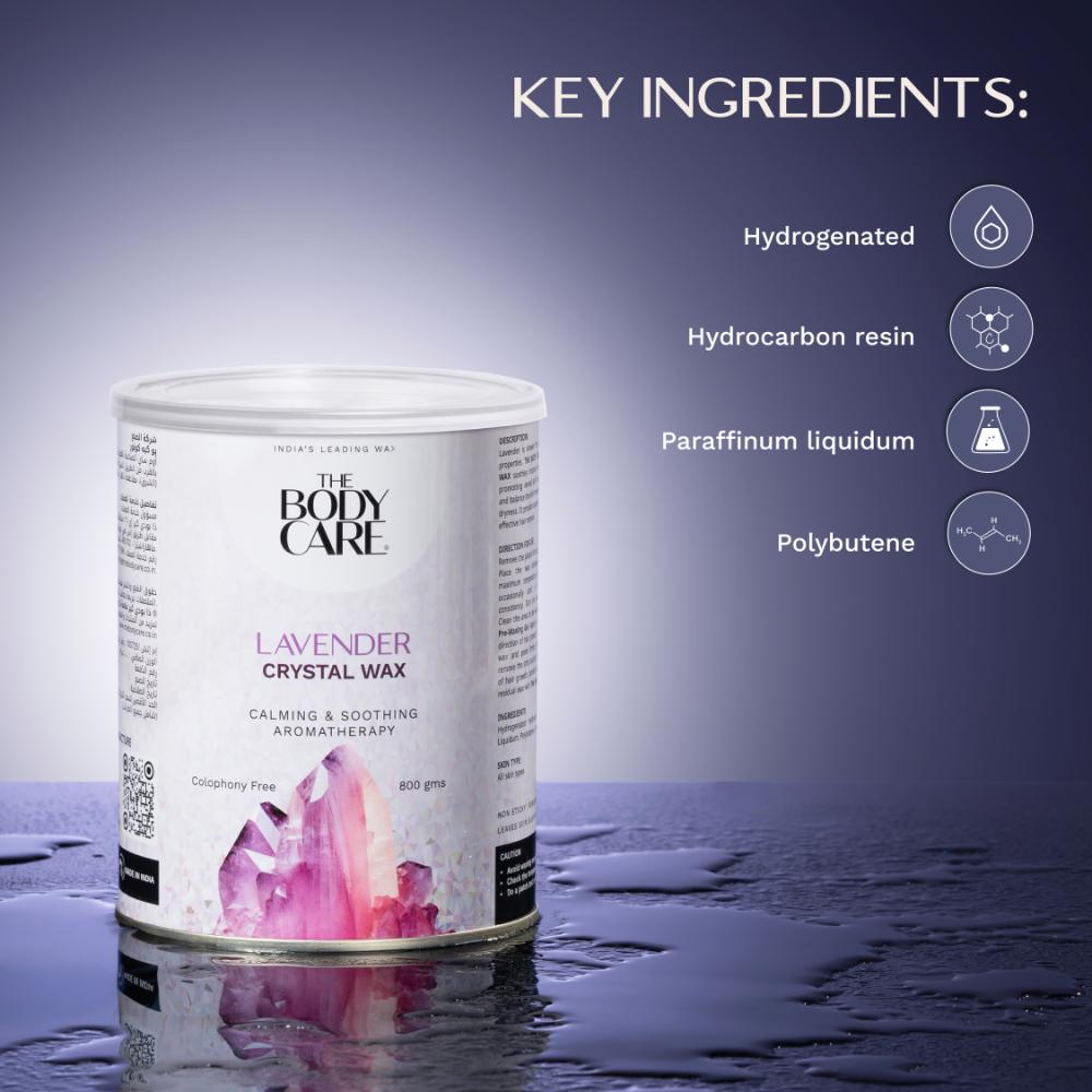 The Body Care Lavender Crystal Wax