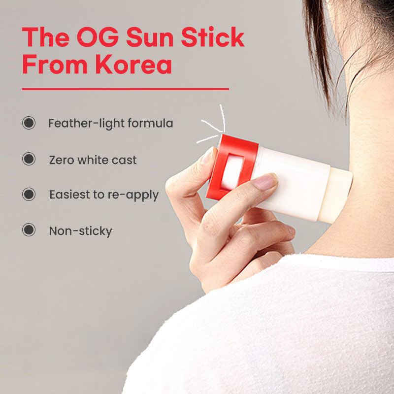 Thank You Farmer Korean Sun Stick SPF50+ PA++++- UVA/B Blocks, Easy Re-application, Water Resistant