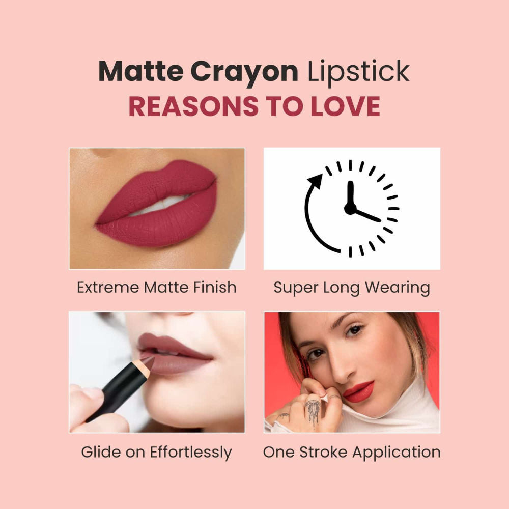VERYMISS Matte Lip Crayon Lipstick