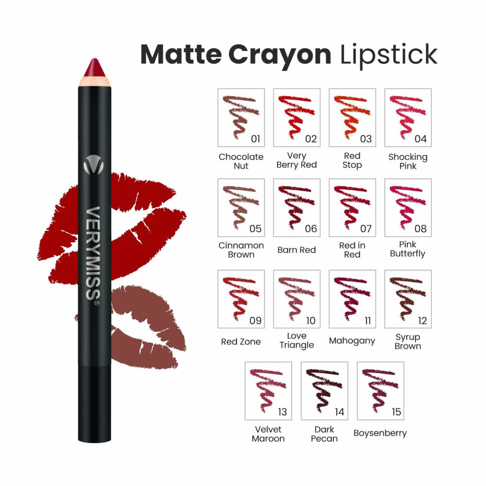 VERYMISS Matte Lip Crayon Lipstick