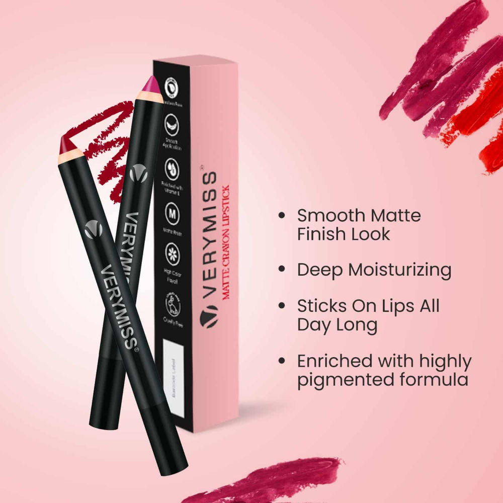 VERYMISS Matte Lip Crayon Lipstick