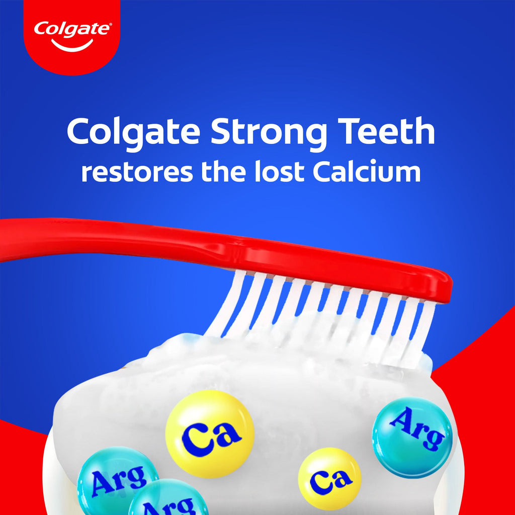 Colgate Strong Teeth Cavity Protection Toothpaste with Calcium Boost (Saver Pack)