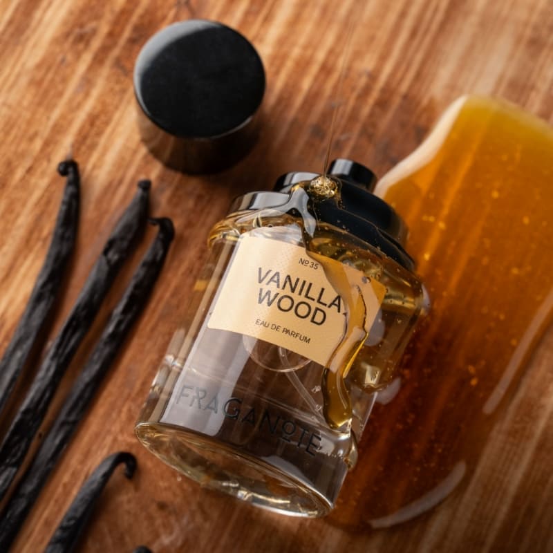 Fraganote Vanilla Wood EDP Premium Long Lasting Unisex Perfume Sweet Vanilla Scent