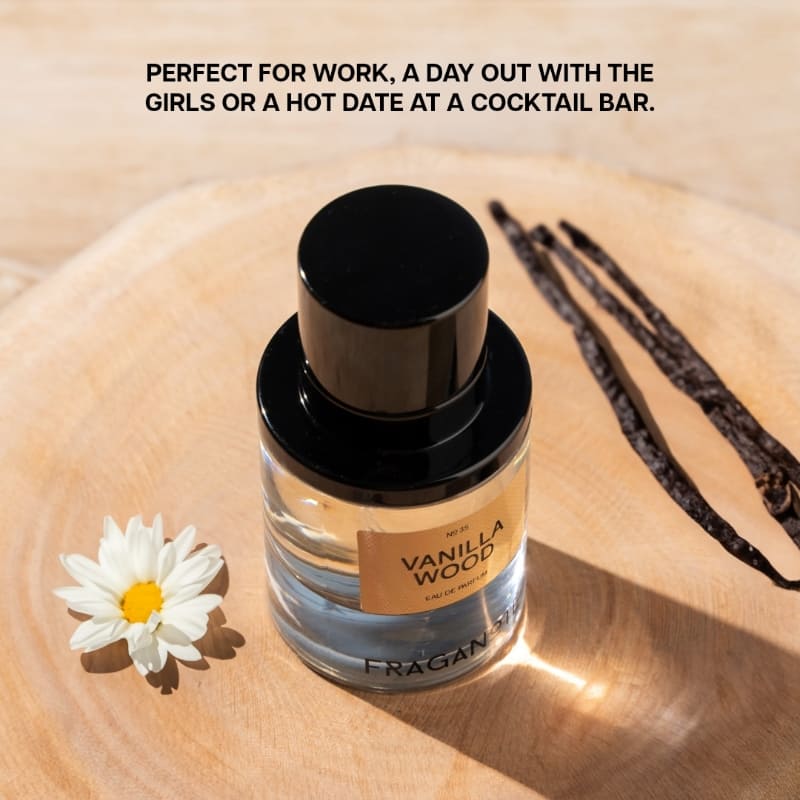 Fraganote Vanilla Wood EDP Premium Long Lasting Unisex Perfume Sweet Vanilla Scent