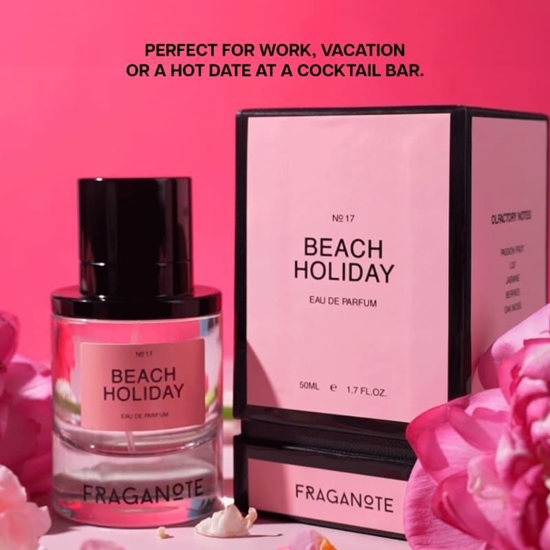 Fraganote Beach Holiday EDP Premium Long Lasting Fruity Floral Perfume for Women, Summer
