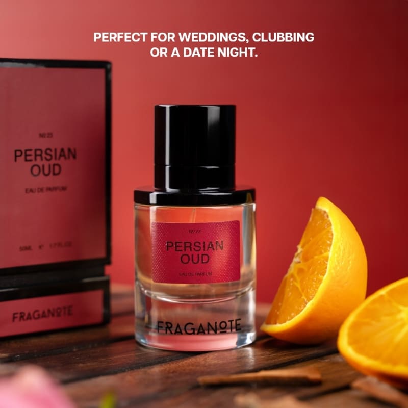 Fraganote Persian Oud EDP Premium Long Lasting Unisex Perfume, Oud, Rose & Patchouli Scent