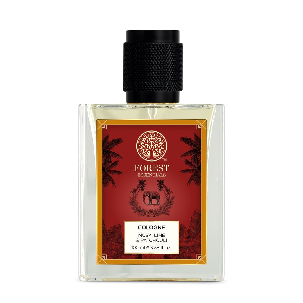 Forest Essentials Cologne Musk, Lime & Patchouli - Long Lasting & Sophisticated