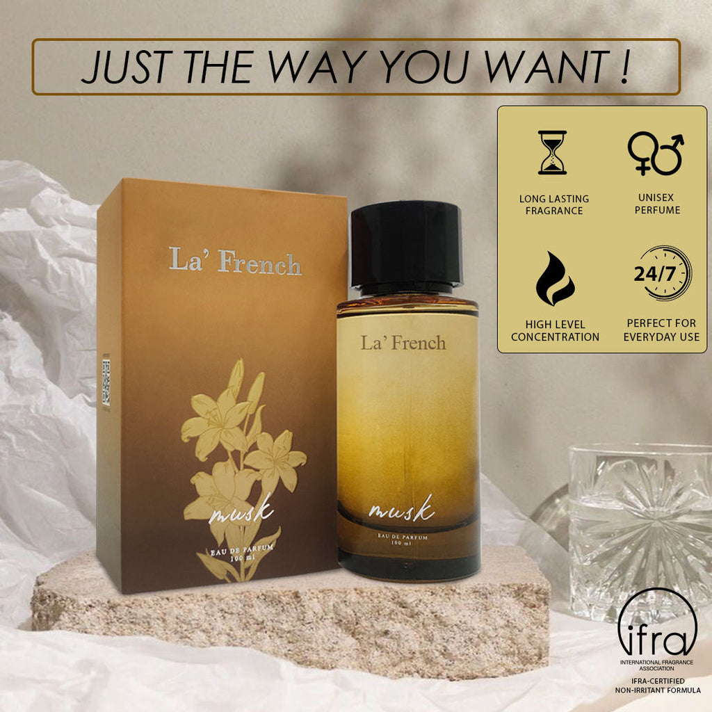 La French Musk Long-Lasting Bold & Elegant Premium Perfume