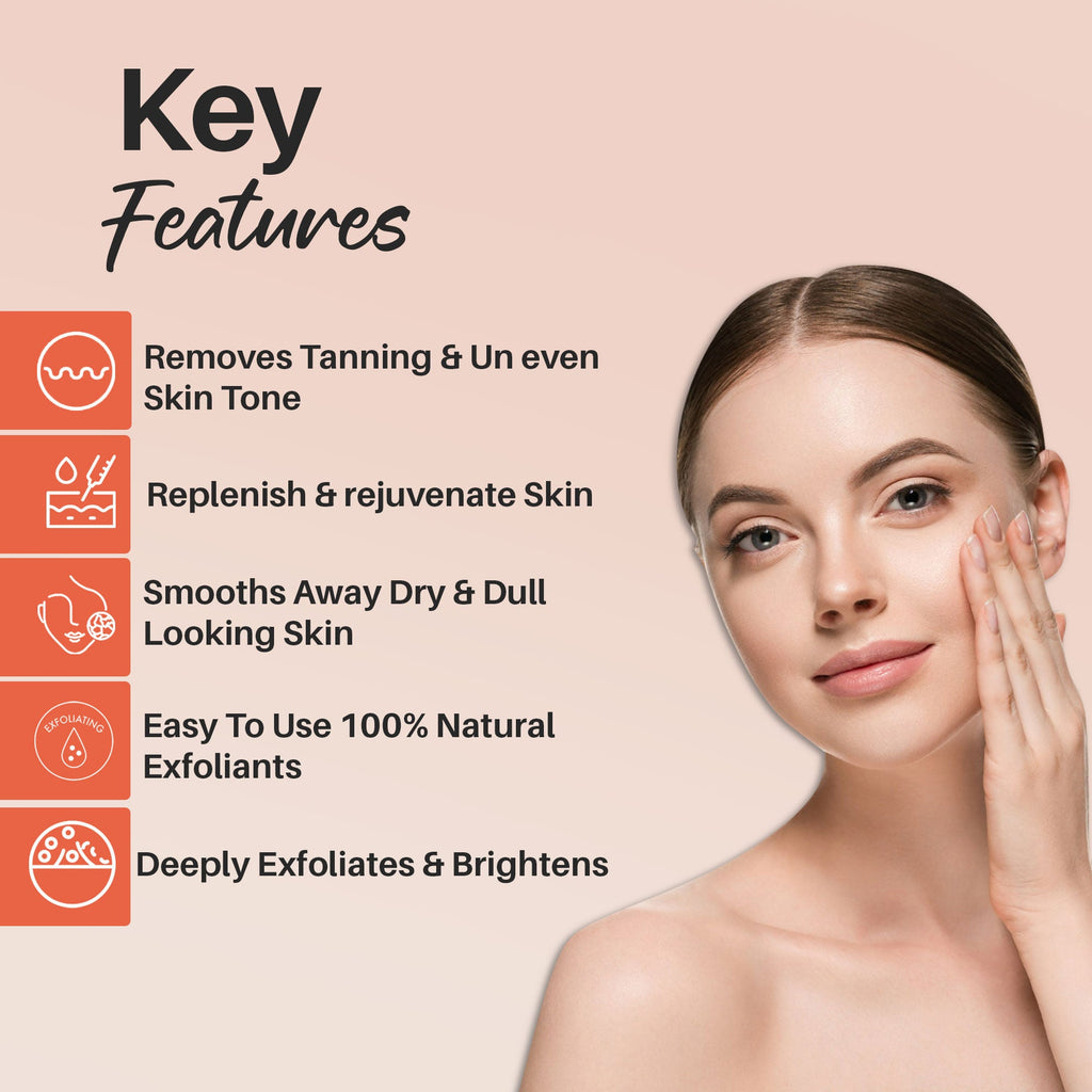 Glamveda Papaya & Apricot Tan Removal Scrub