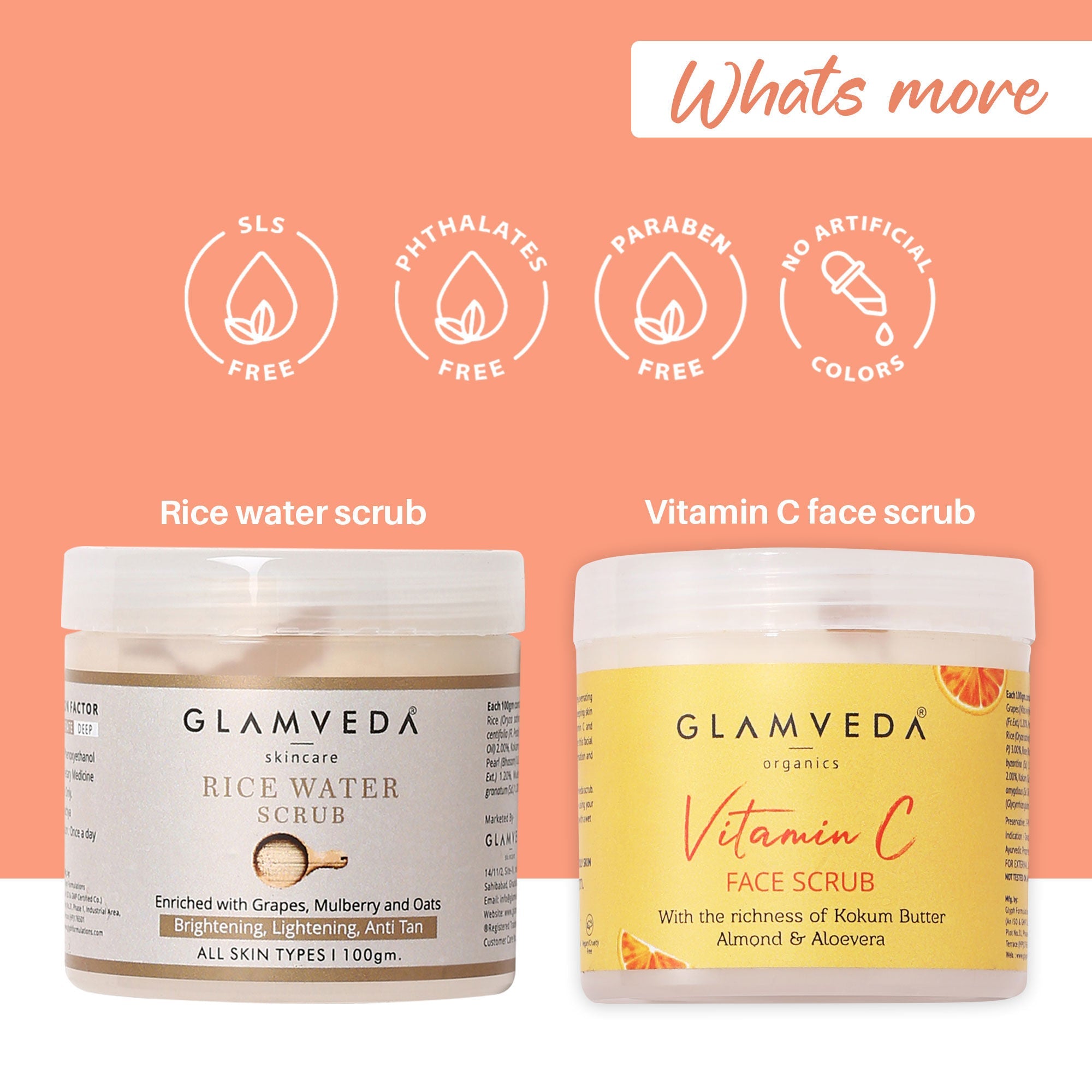 Glamveda Papaya & Apricot Tan Removal Scrub