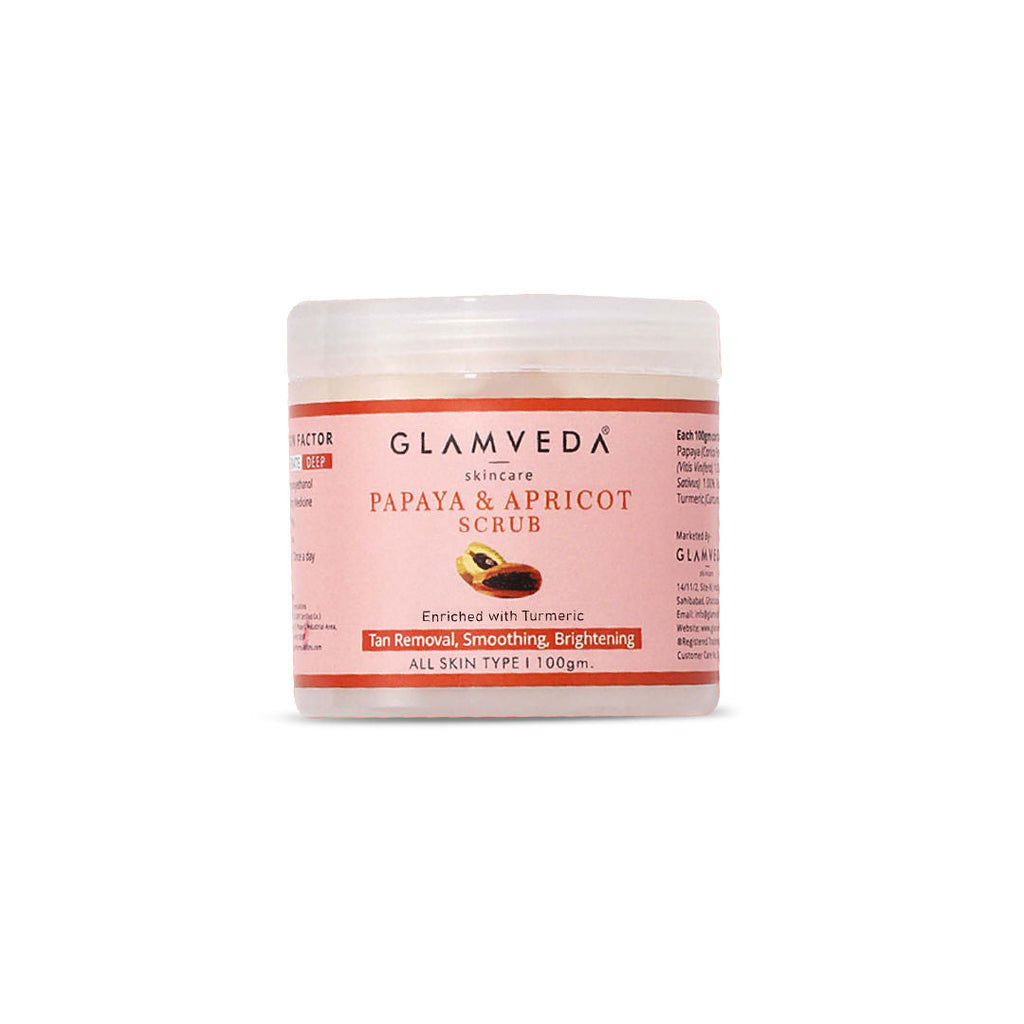 Glamveda Papaya & Apricot Tan Removal Scrub