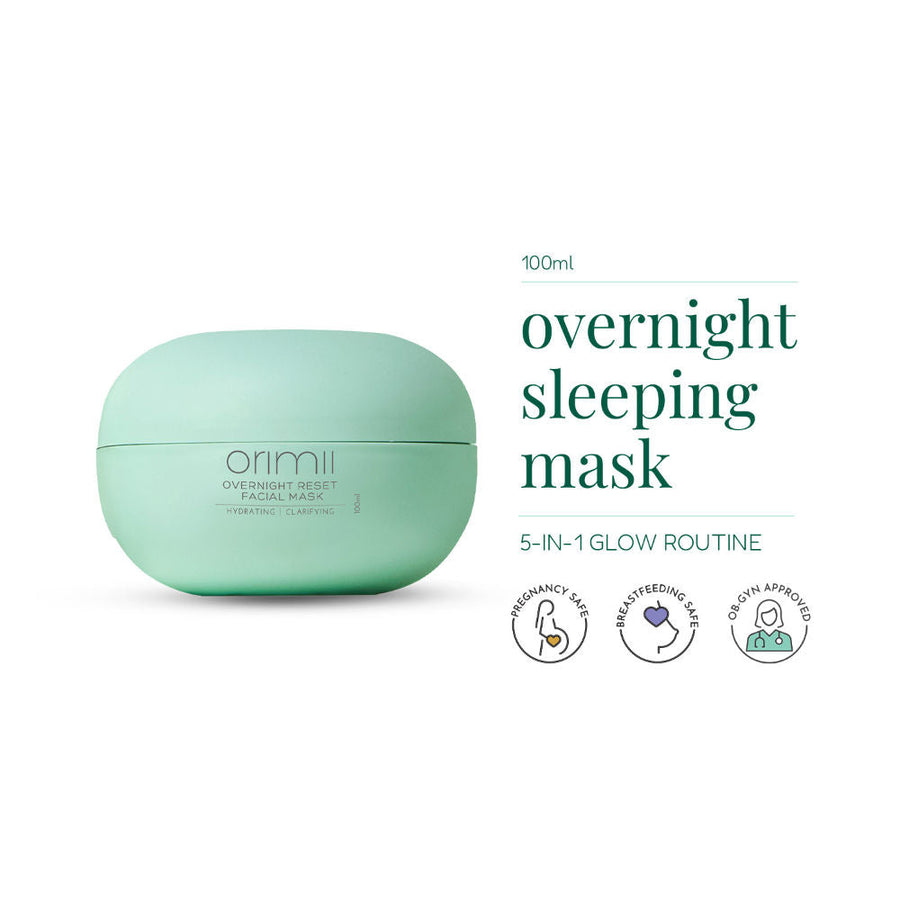Orimii Sleeping Face Mask for Overnight Skin Repair - Non Comedogenic Night Cream