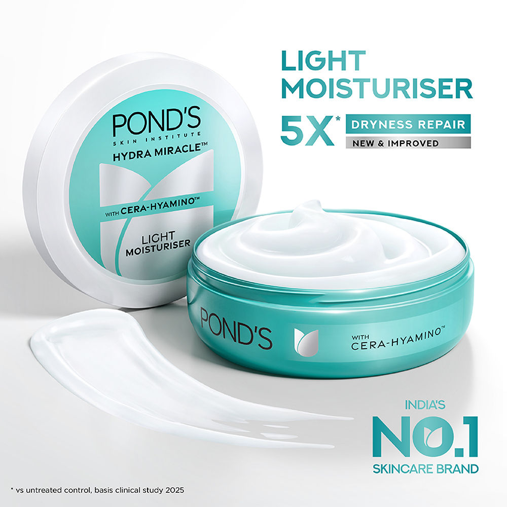 Ponds Light Moisturiser Non-Oily Fresh Feel With Vitamin E + Glycerine