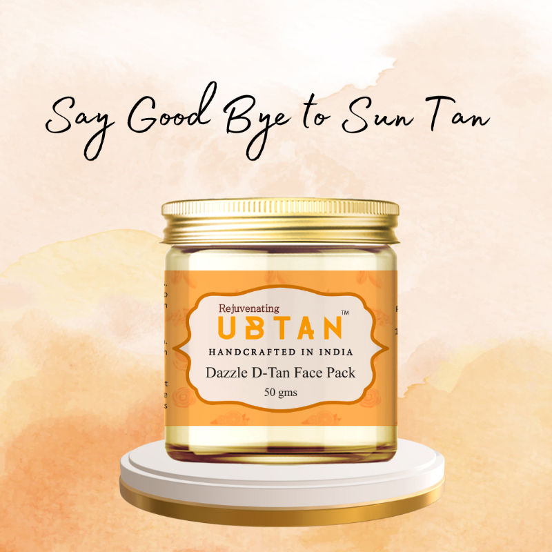 Rejuvenating UBTAN Dazzle D Tan Face Pack