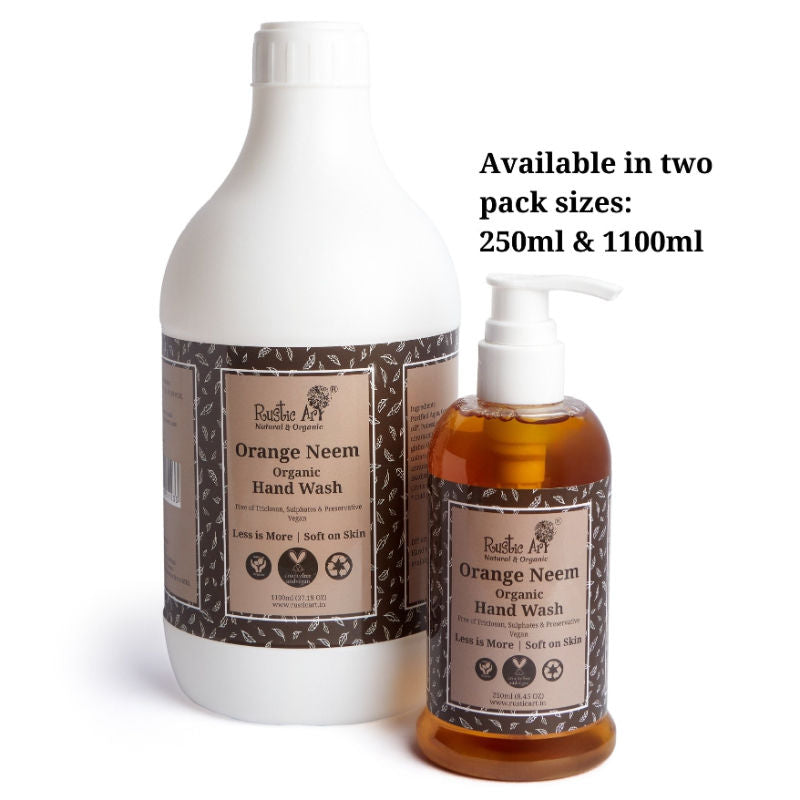 Rustic Art Orange Neem Hand Wash