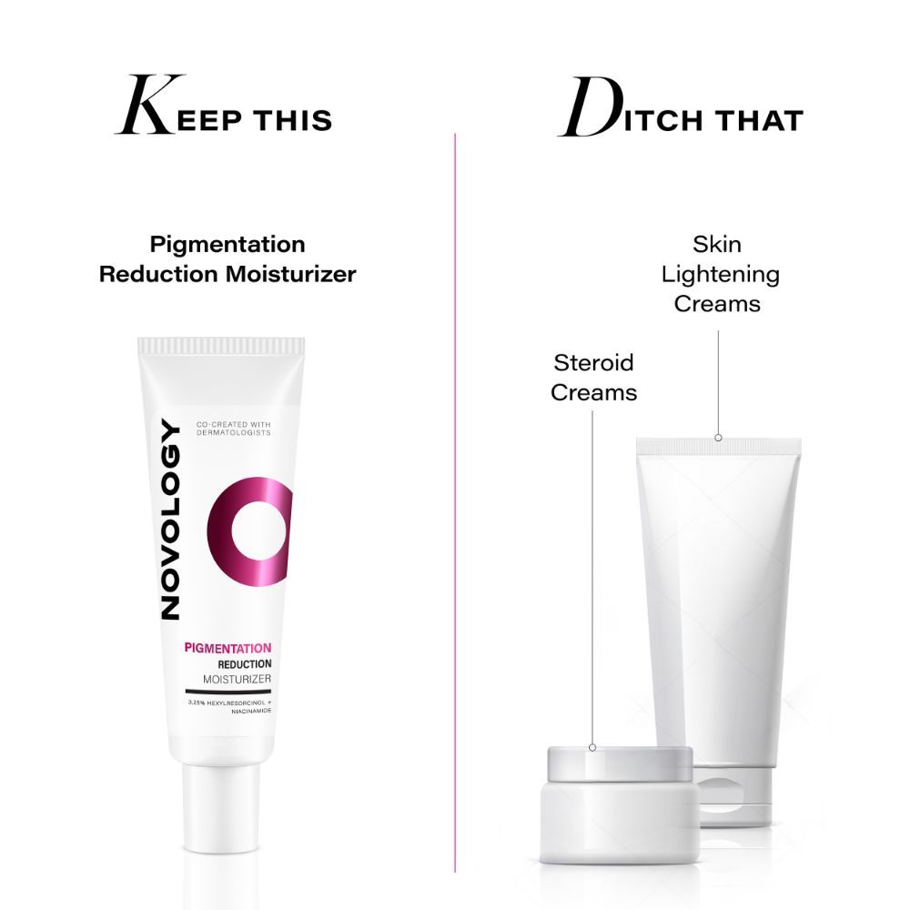 Novology Pigmentation Reduction Moisturiser For Dark Spots, Acne Marks And Uneven Skin Tone