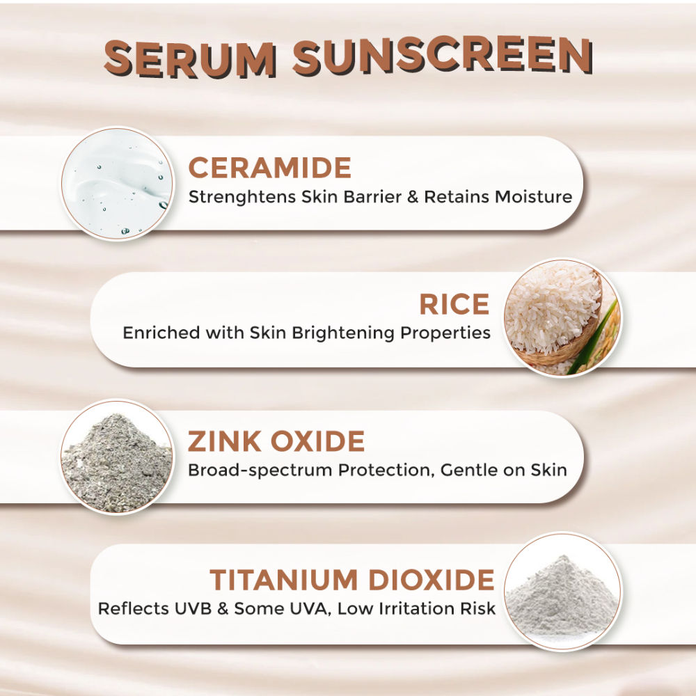 Moody Sensisoothe Mineral Sunscreen SPF 50 PA++++ With Rice Water & Ceramides For Senstive Skin