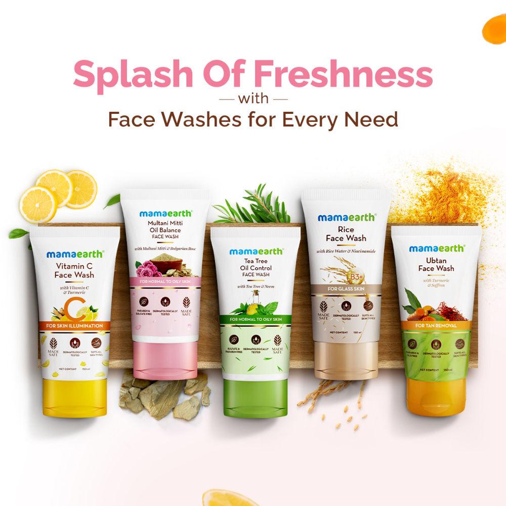 Mamaearth Multani Mitti Oil Balance Face Wash