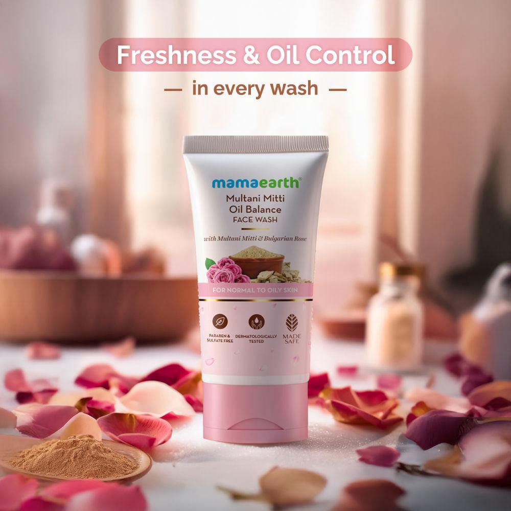 Mamaearth Multani Mitti Oil Balance Face Wash