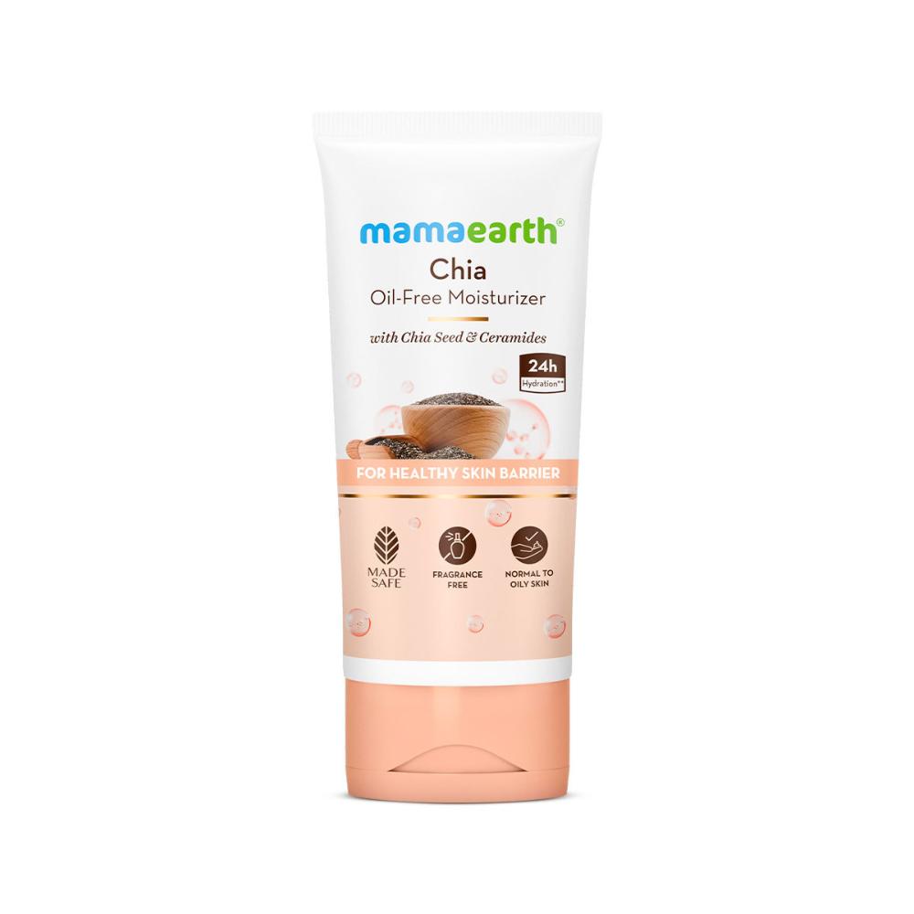 Mamaearth Chia Seed and Ceramides Oil-Free Moisturizer for a Hydrated Glow