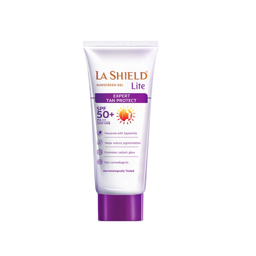 La Shield Lite SPF 50 PA+++ Mineral Sunscreen Gel Reduces Pigmentation & Dark Spots Oil-free