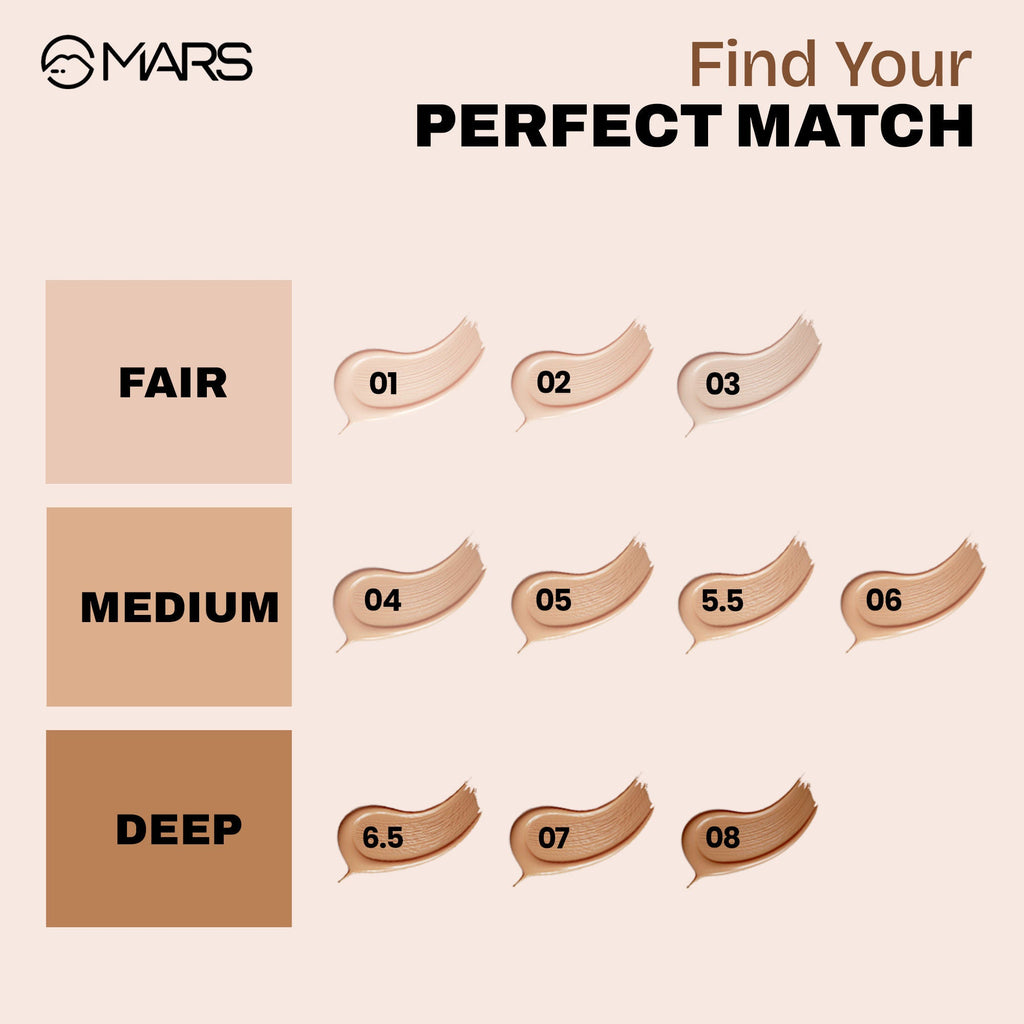 MARS SPF50 PA++++ High Coverage Liquid Foundation