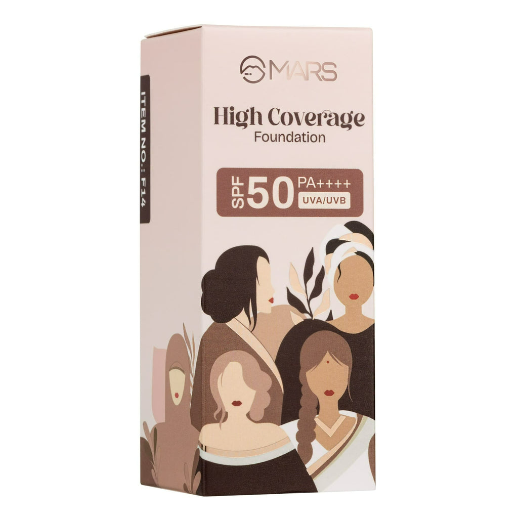 MARS SPF50 PA++++ High Coverage Liquid Foundation