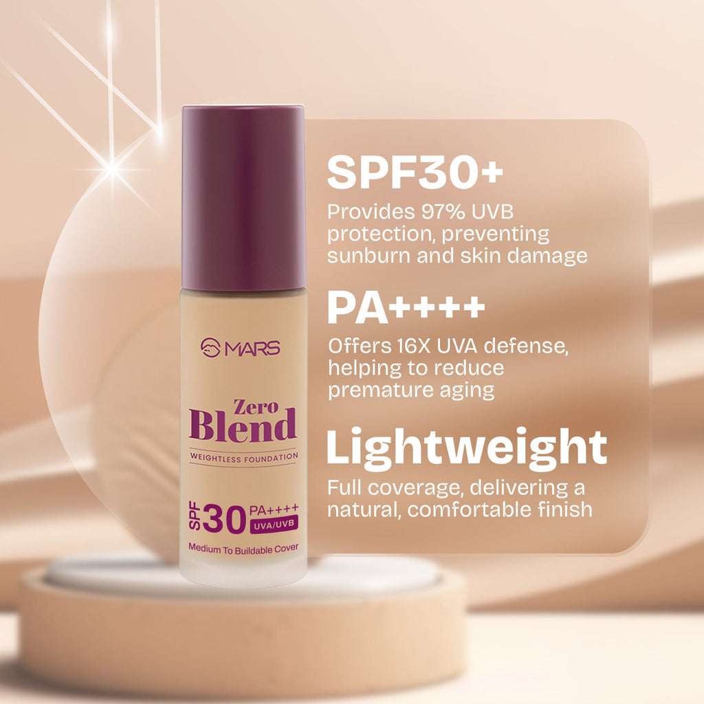 MARS SPF30 PA+++ Zero Blend Weightless Foundation