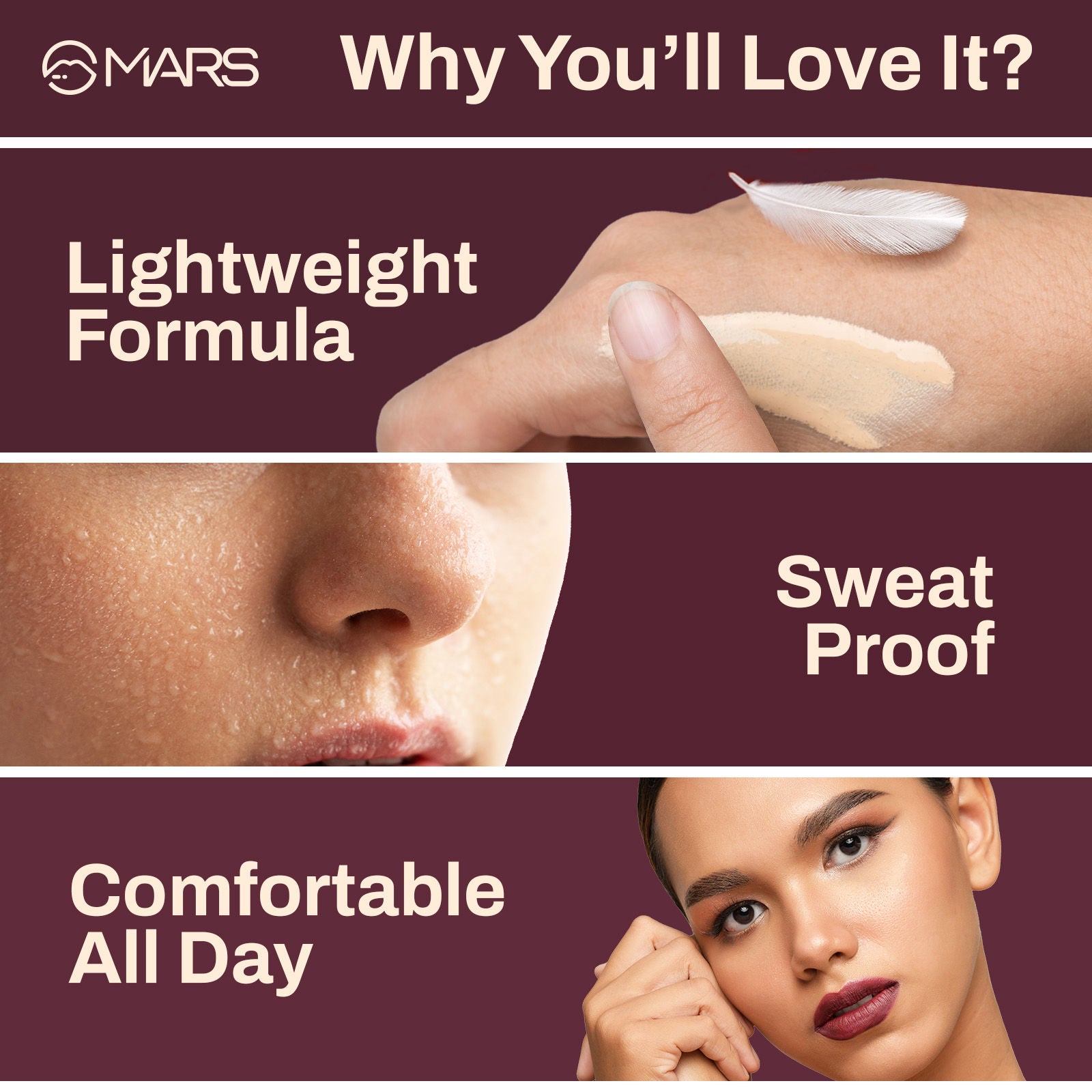 MARS SPF30 PA+++ Zero Blend Weightless Foundation