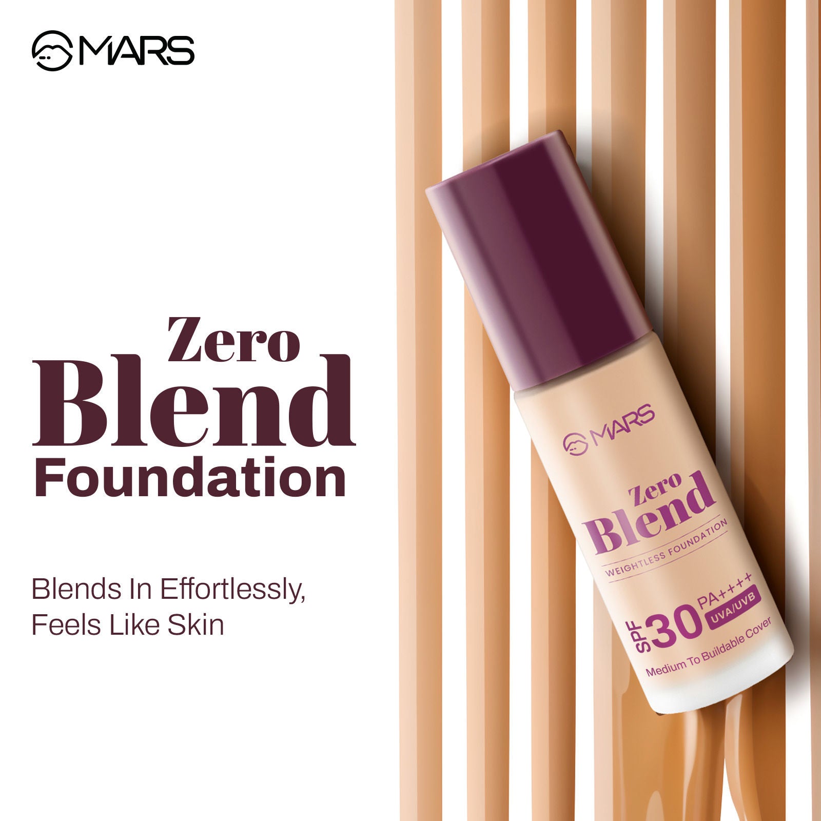 MARS SPF30 PA+++ Zero Blend Weightless Foundation