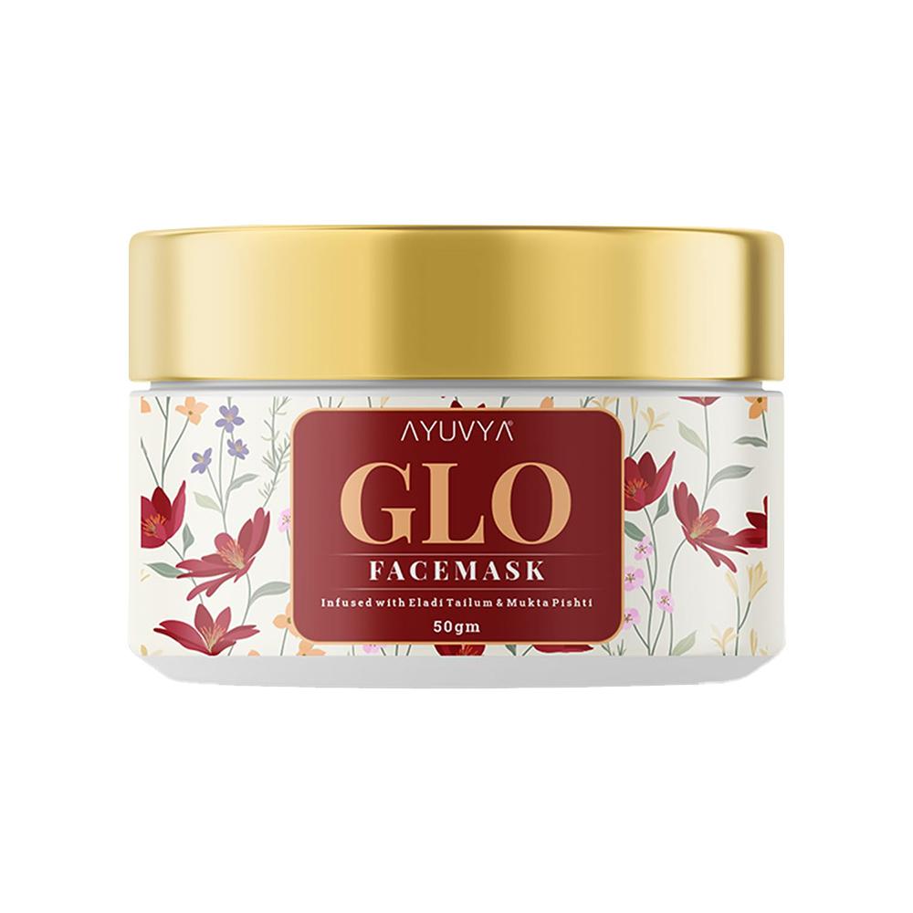 AYUVYA Glo Face Mask - Fades Pigmentation & Blemishes, Reduces Signs of Ageing Suits All Skin Types