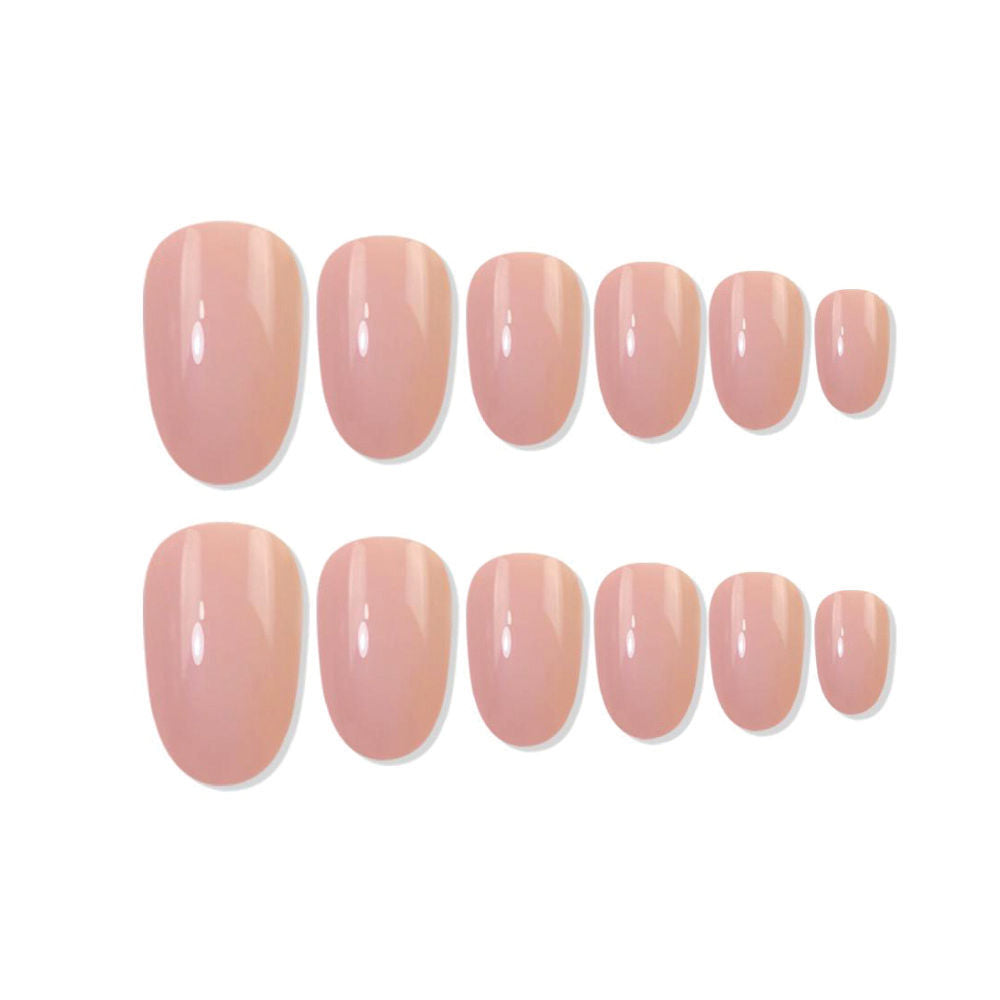 Shills Professional Reusable Oval Press On Nails - Pink