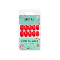 Shills Professional Reusable Oval Press On Nails - Orange