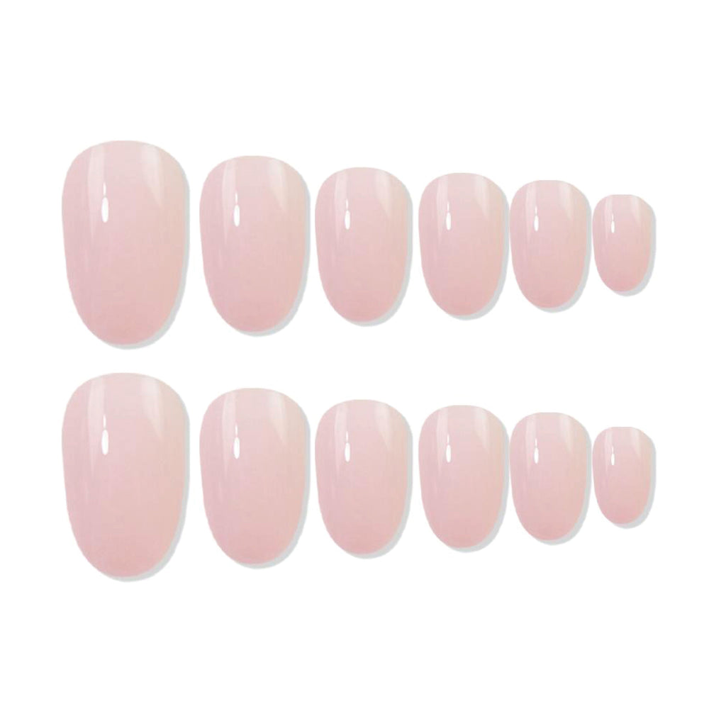 Shills Professional Reusable Oval Press On Nails - Peach