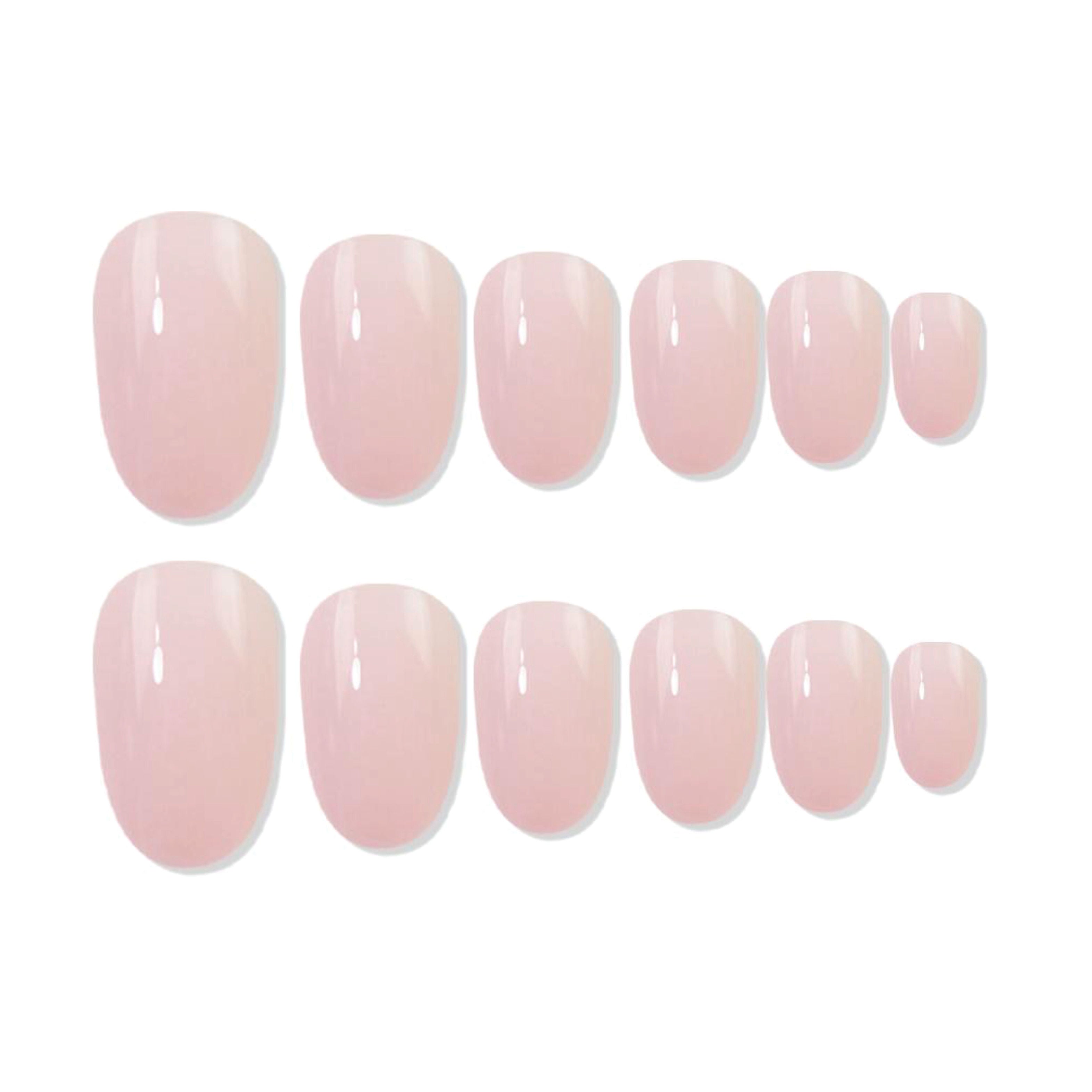 Shills Professional Reusable Oval Press On Nails - Peach