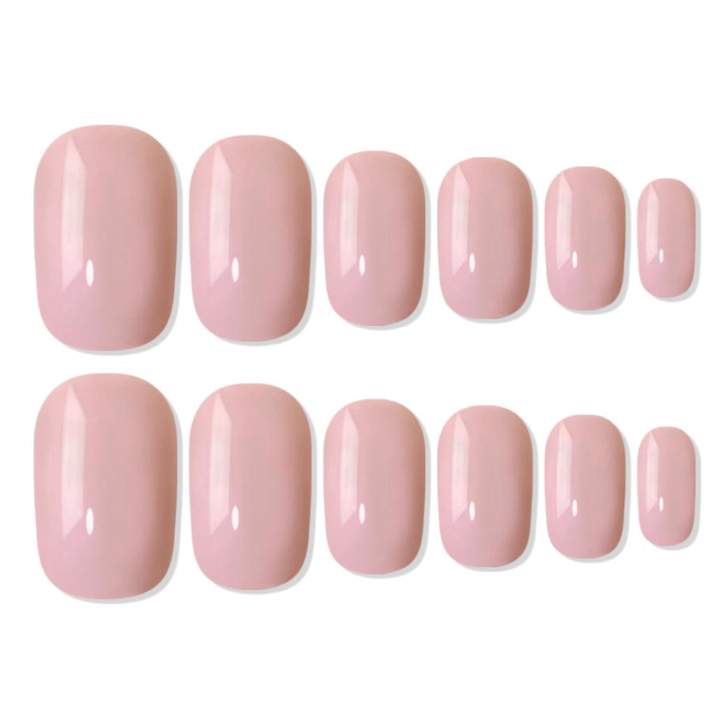 Shills Professional Reusable Square Press On Nails - Pink