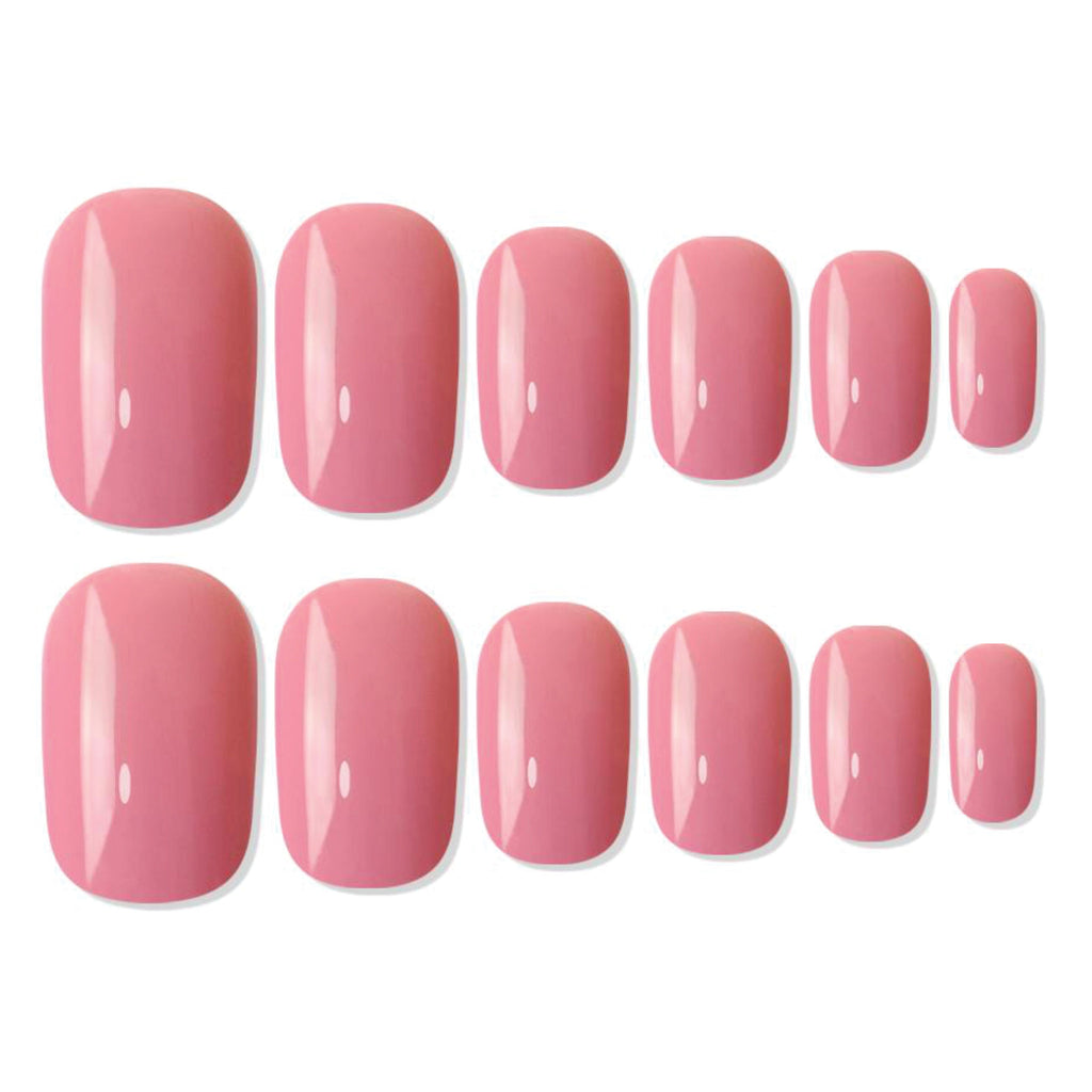Shills Professional Reusable Square Press On Nails - Peach