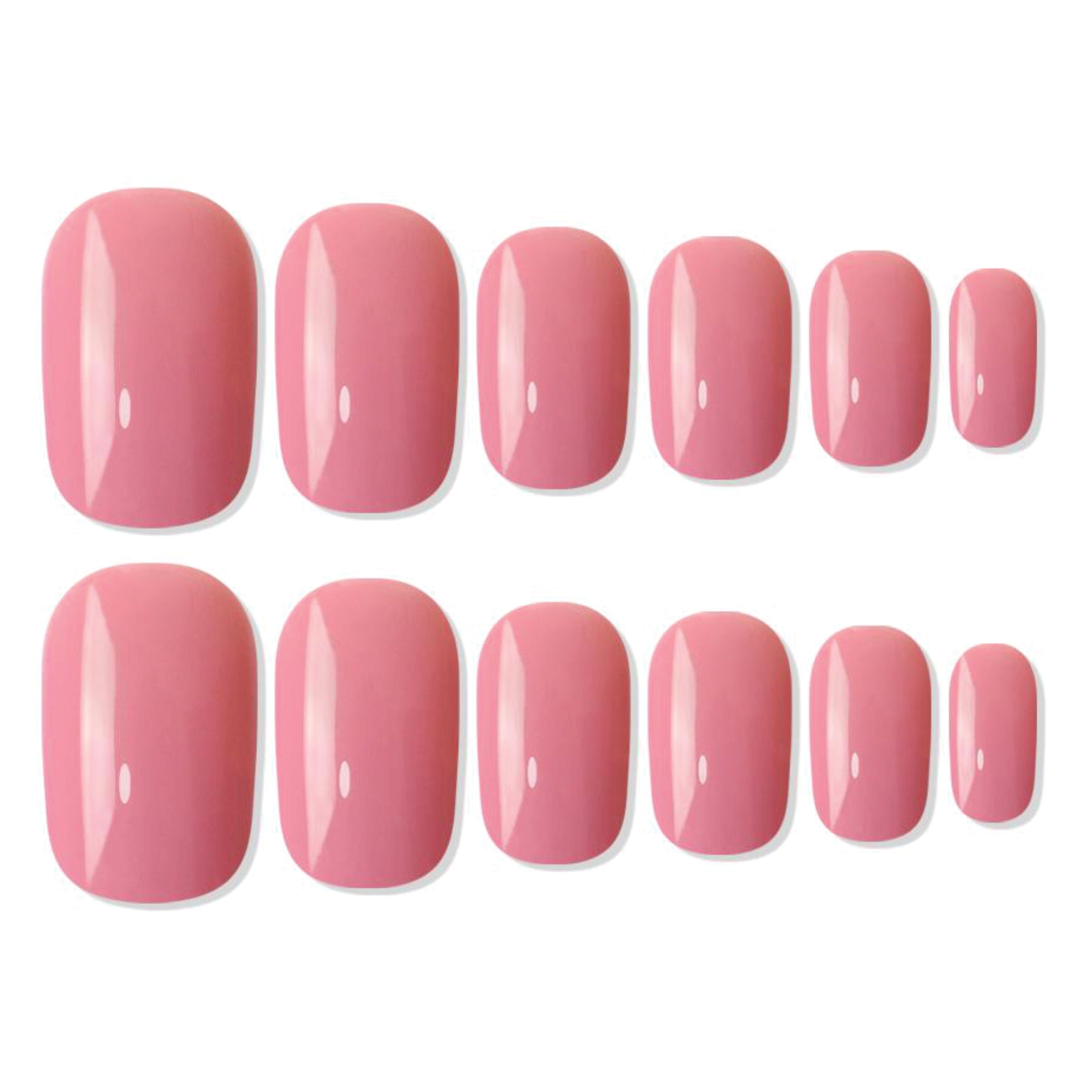 Shills Professional Reusable Square Press On Nails - Peach