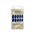 Shills Professional Reusable Square Press On Nails - Blue
