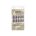 Shills Professional Reusable Square Press On Nails - Nude